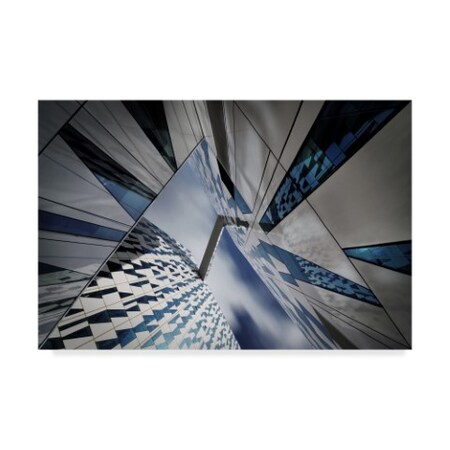 Trademark Fine Art Dan Clausen Hansen 'Triangular Kaleidoscope' Canvas Art, 12x19 1X07361-C1219GG
